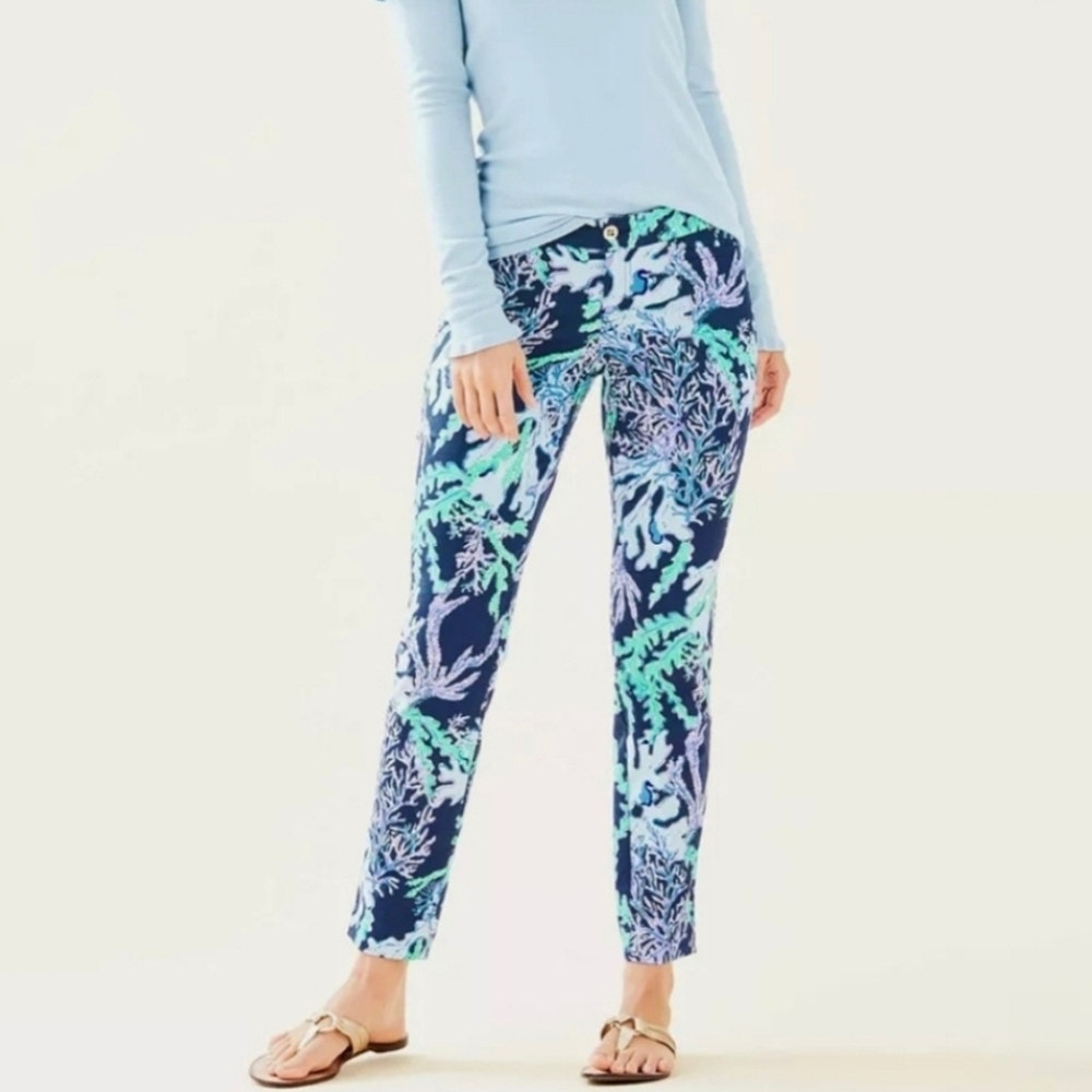 NWT Lilly Pulitzer Kelly Skinny Ankle Pants